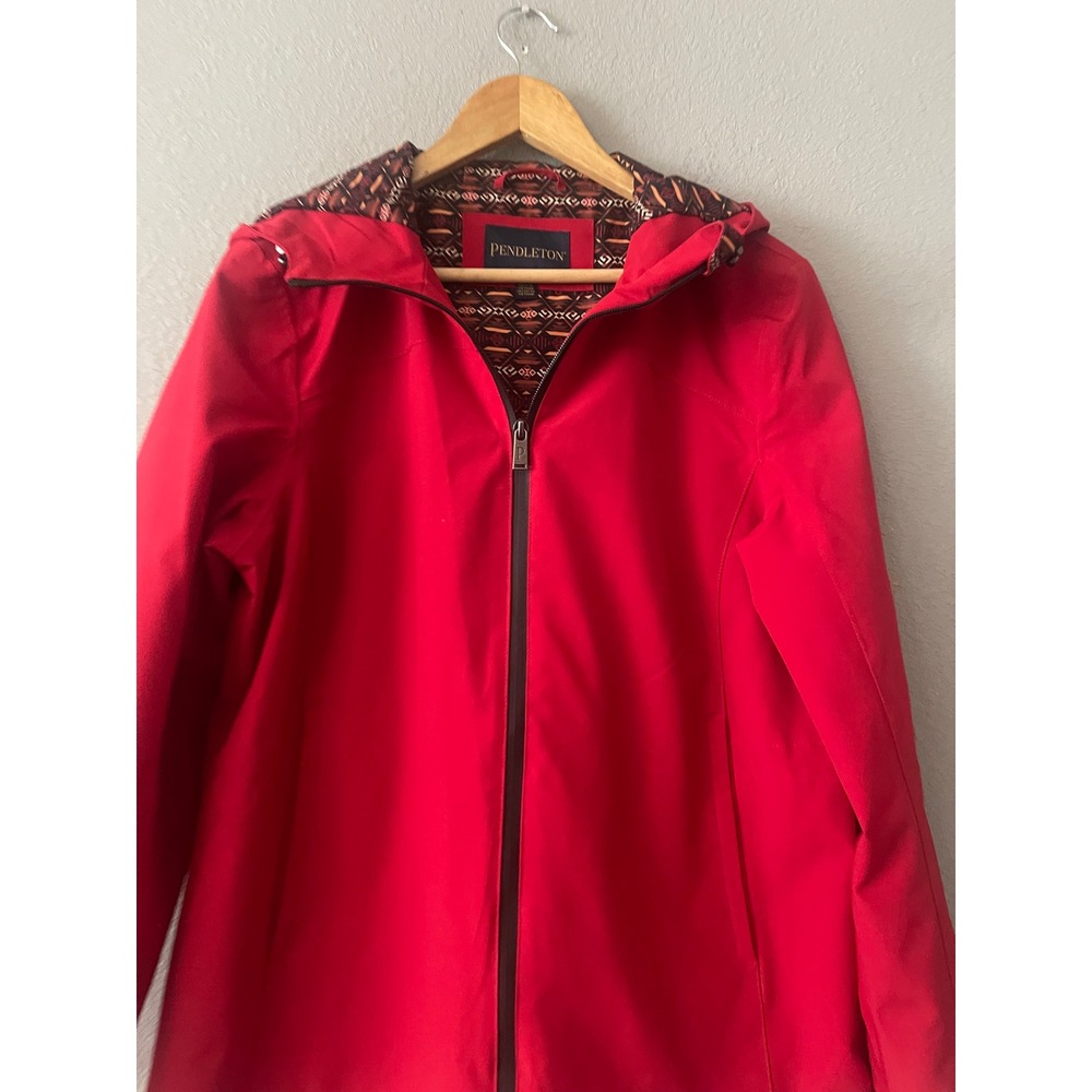 Pendleton Red Hooded Jacket - Picture 3 of 10